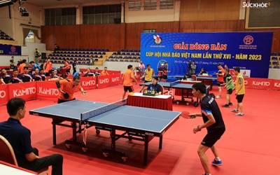 200 tay vợt tranh tài tại Giải Bóng bàn Cúp Hội Nhà báo Việt Nam 2023