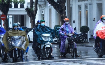 Bắc Bộ mưa rào, có nơi mưa to trong ngày 18/1