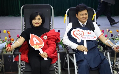 Kêu gọi người dân hiến máu để dự trữ phục vụ điều trị dịp Tết 