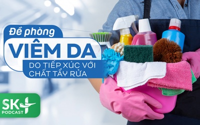 Podcast: Đề phòng viêm da do tiếp xúc với chất tẩy rửa