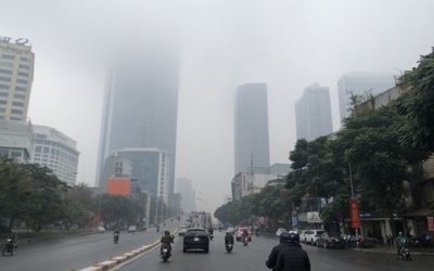 Bắc Bộ sương mù sáng sớm, nhiệt độ tăng