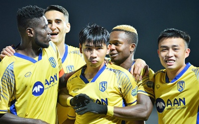 Dàn sao trẻ SLNA đang ngày một trưởng thành