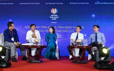 Diễn đàn Báo chí toàn quốc 2024 (P.2): Nâng cao tính Đảng, tính định hướng trong hoạt động báo chí