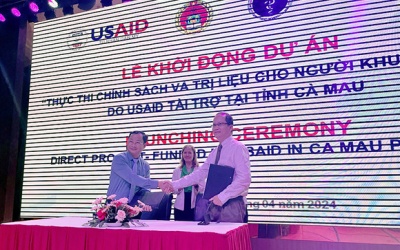 Mỹ khởi động dự án hỗ trợ người khuyết tật tại tỉnh Cà Mau