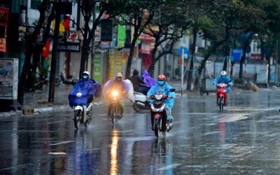 Bắc Bộ có mưa nhiều nơi trong đêm 12/5