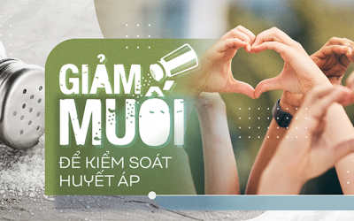 Giảm muối để kiểm soát huyết áp
