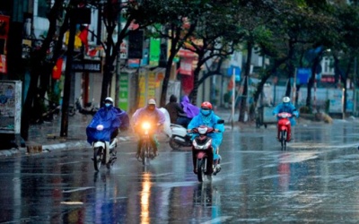 Bắc Bộ và Trung Bộ nhiều nơi mưa lớn