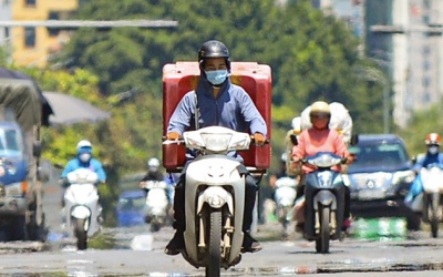 Nắng nóng bao trùm đồng bằng Bắc Bộ và Trung Bộ