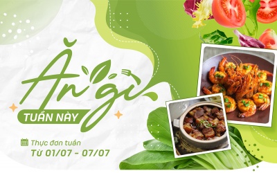 Thực đơn cơm tối cả tuần - giải quyết nỗi lo “hôm nay ăn gì?”