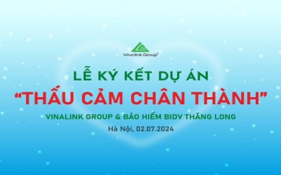Vinalink Group ký kết hợp tác cùng Công ty Bảo hiểm BIDV Thăng Long 