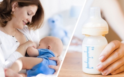 Infographic: Tìm hiểu các ưu điểm của sữa mẹ và sữa công thức