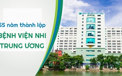 Bệnh viện Nhi Trung ương kỷ niệm 55 năm thành lập