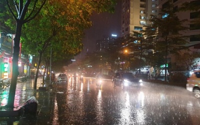 Bắc Bộ và Trung Bộ mưa lớn diện rộng