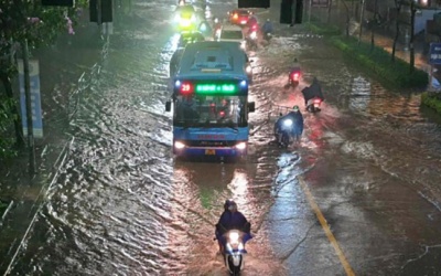 Nhiều khu vực mưa lớn do ảnh hưởng của bão số 2