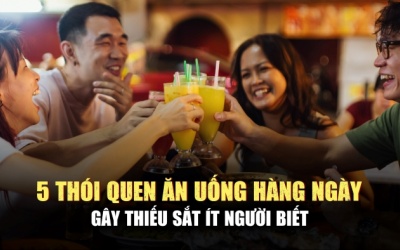 Cơ thể thiếu sắt vì 5 thói quen ăn uống hàng ngày 