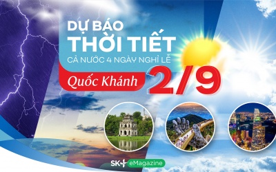 Dự báo thời tiết 4 ngày nghỉ lễ Quốc khánh 2/9 trên cả nước