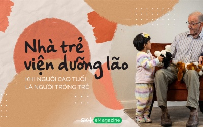 Nhà trẻ viện dưỡng lão: Khi người cao tuổi là người trông trẻ