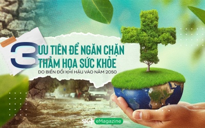 3 ưu tiên để ngăn chặn thảm họa sức khỏe do biến đổi khí hậu vào năm 2050