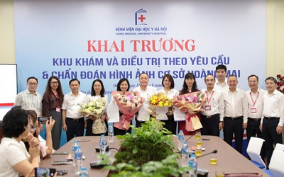 Khai trương 2 đơn vị tại Bệnh viện Đại học Y Hà Nội cơ sở Hoàng Mai