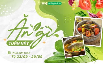 Lên sẵn thực đơn cơm tối cả tuần, nhàn tênh việc bếp