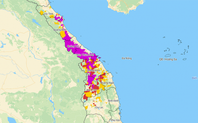 Bão TRAMI đổ bộ, nhiều khu vực ở miền Trung có nguy cơ sạt lở