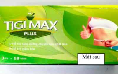 Phát hiện 2 chất cấm trong sản phẩm hỗ trợ giảm cân Tigi Max Plus