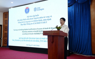 Nâng cao chất lượng ghi nhận phiếu chẩn đoán và thống kê tử vong