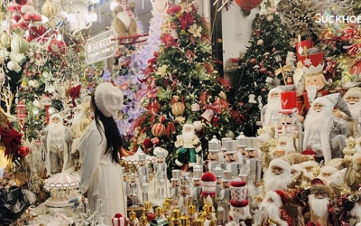 Phố Hàng Mã lung linh sắc màu dịp Giáng sinh