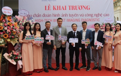 BVĐHY Hà Nội có thêm Khu Chẩn đoán hình ảnh tuyến vú Công nghệ cao