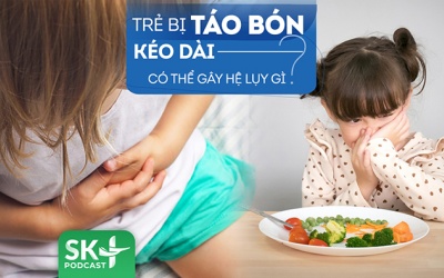 Podcast: Trẻ bị táo bón kéo dài có thể dẫn tới hệ luỵ gì?