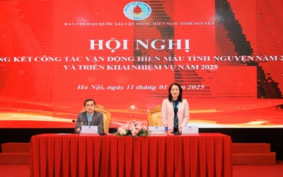 Tiếp nhận hơn 1,7 triệu đơn vị máu năm 2024