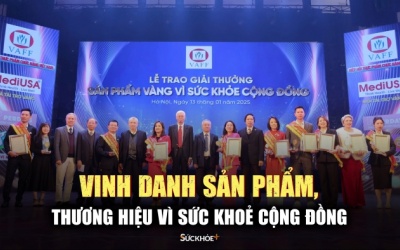 Lễ trao Giải thưởng “Sản phẩm Vàng vì sức khỏe cộng đồng” năm 2025