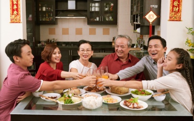 Cách chăm sóc sức khỏe người cao tuổi trong dịp Tết