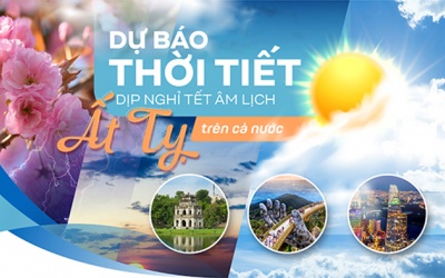 Thời tiết cả nước trong dịp Tết Nguyên Đán 2025 thế nào?