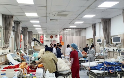 Bệnh nhân cấp cứu và đột quỵ tăng đột biến dịp Tết Nguyên đán