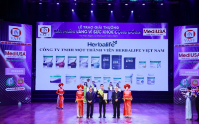 Herbalife Việt Nam đạt giải “Sản phẩm Vàng vì Sức khỏe cộng đồng” lần thứ 10 liên tiếp