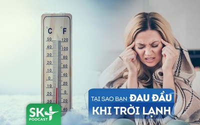 Podcast: Tại sao nhiều người bị đau đầu khi trời lạnh?