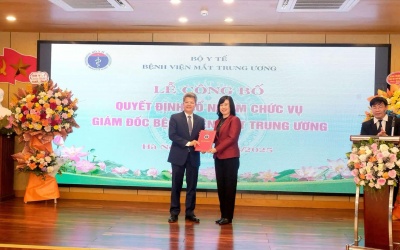 Bệnh viện Mắt trung ương có tân giám đốc