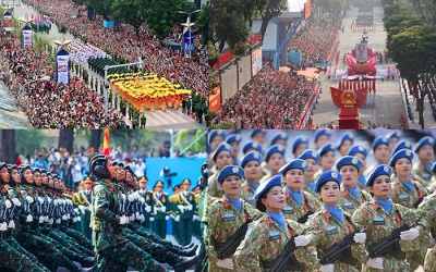 Chùm ảnh: Ấn tượng lễ diễu binh, diễu hành mừng đại lễ 30/4 tại TP.HCM