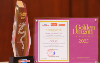 Amway Việt Nam nhận giải thưởng Rồng Vàng lần thứ 9 liên tiếp