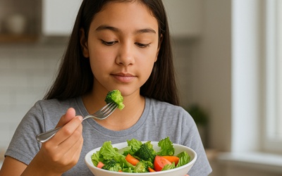 Ăn uống lành mạnh giúp giảm nguy cơ dậy thì sớm