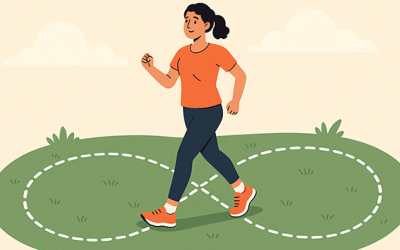 Lợi ích bất ngờ khi đi bộ theo hình số 8