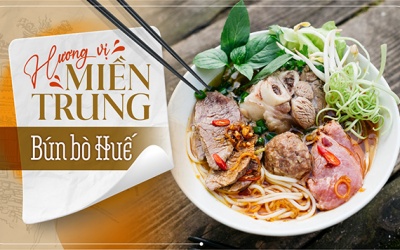 Hương vị miền Trung: Bún bò Huế!