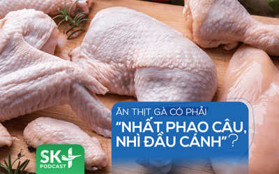 Podcast: Ăn thịt gà có phải “nhất phao câu, nhì đầu cánh”?