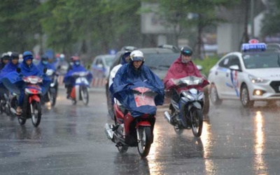 Bắc Bộ đón mưa giải nhiệt, Trung Bộ vẫn nắng nóng