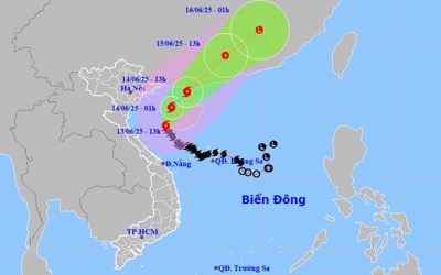 Bão số 1 mạnh lên cấp 11, Trung Bộ mưa lớn