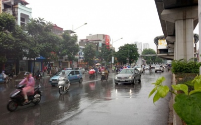 Cả nước mưa dông vào chiều tối và đêm