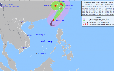 Bão số 2 gây gió mạnh, biển động  