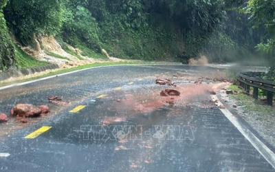 Vùng núi và trung du Bắc Bộ có mưa