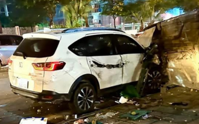 2 bệnh nhi trong vụ TNGT liên hoàn tại Hà Nội tối 16/7 bị chấn thương sọ não